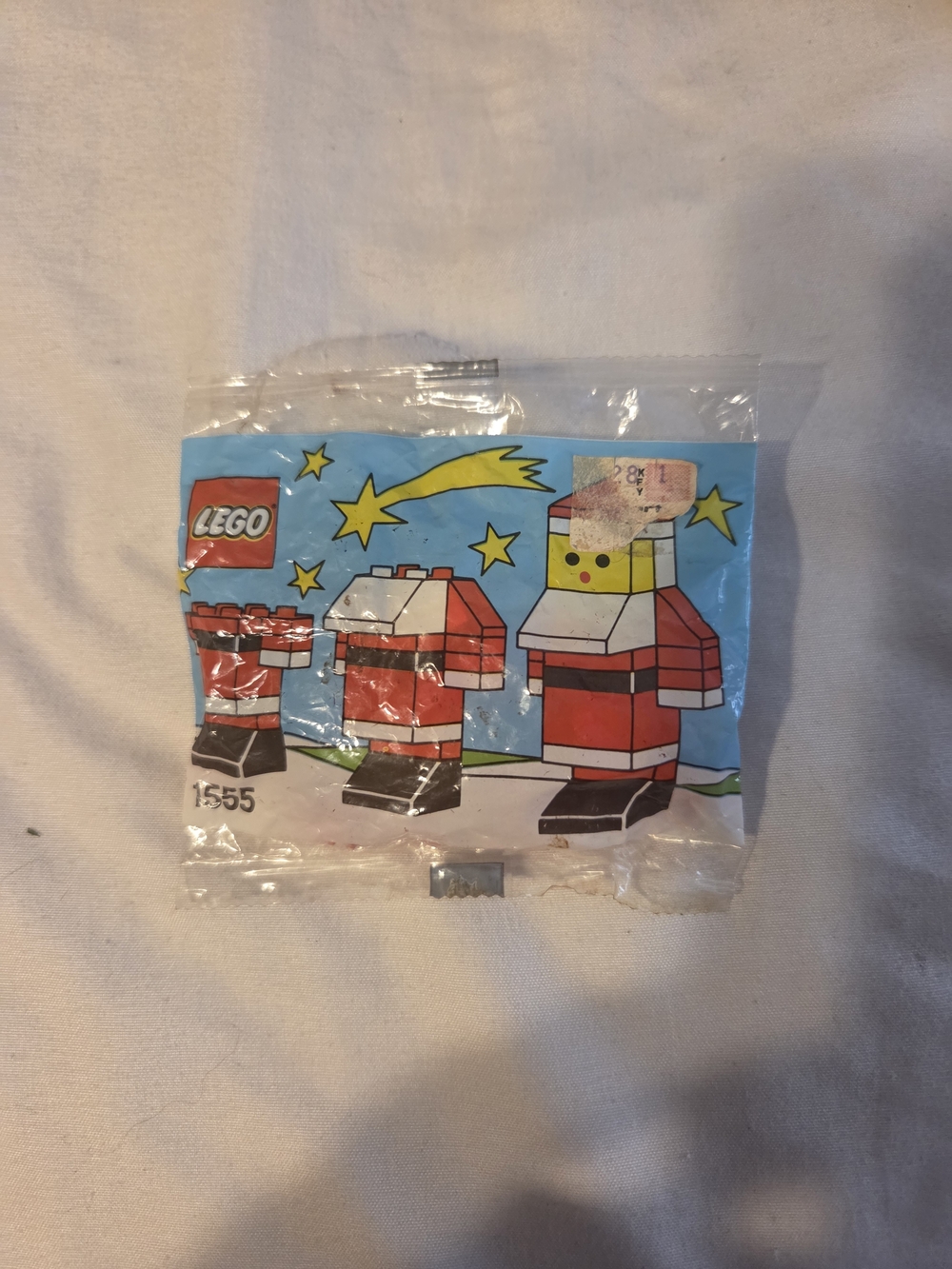 Vintage 1986-Lego Mini Santa Figure 1555